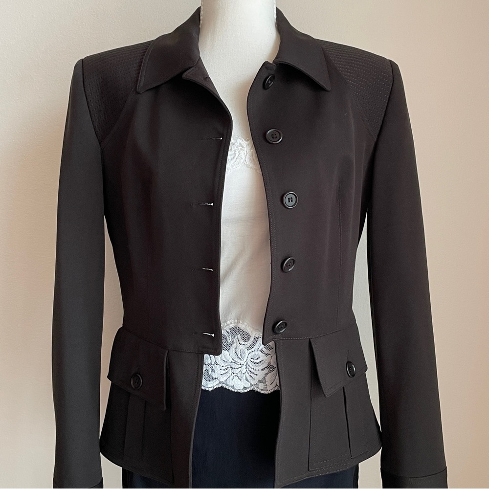 Vertigo Paris Blazer Structured Fitted Button Dow… - image 4